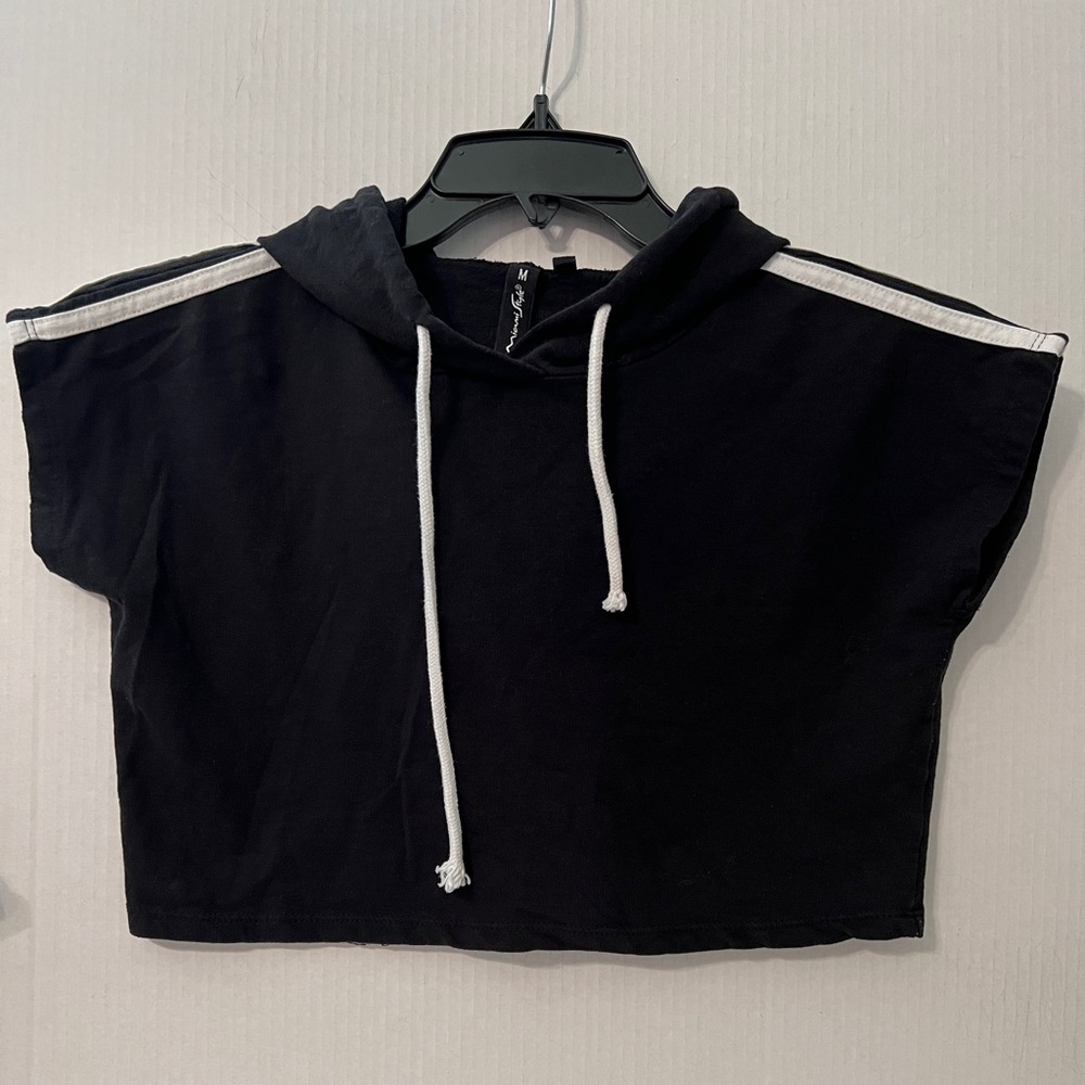 Miami Style Crop Hooded Top
